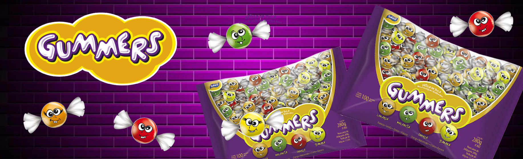 Banner Gummers - Site provisório