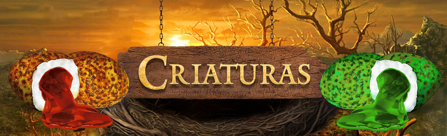 Banner CRIATURAS LANÇAMENTO 2